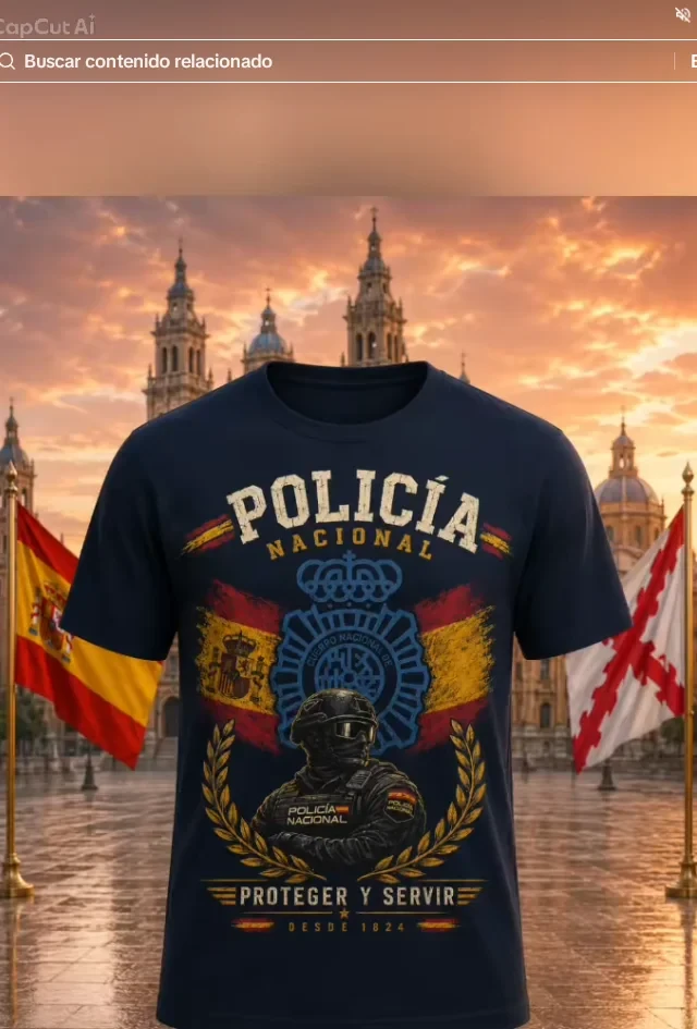 Camiseta policía nacional